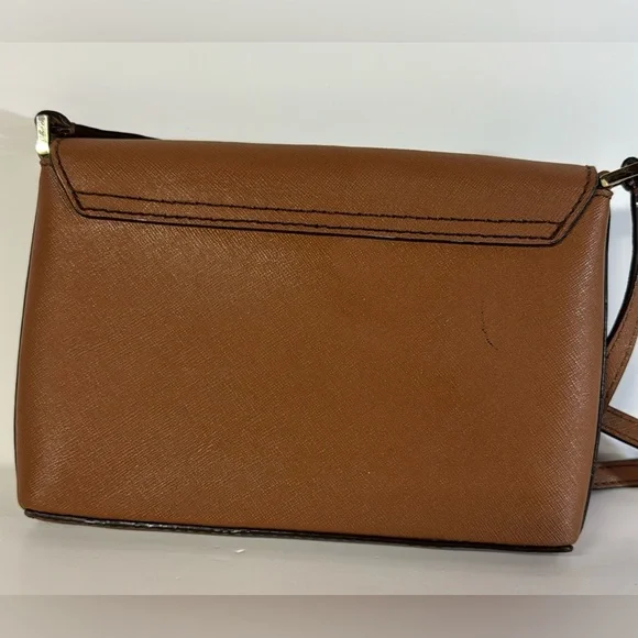 KATE SPADE NEWBURY LANE CROSSBODY SAFFIANO LEATHER BROWN COLOR - Picture 4 of 11